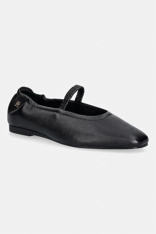 Tommy Hilfiger Tommy Hilfiger balerinke od kože SOFT LEATHER ELLASTIC BALLERINA
