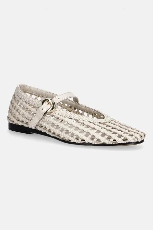 Tommy Hilfiger Tommy Hilfiger balerinke WOVEN LEATHER MIX BALLERINA