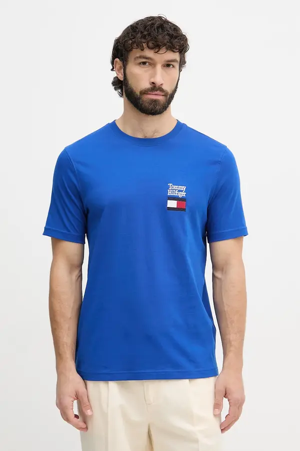 Tommy Hilfiger Tommy Hilfiger basic majica kratkih rukava muška pamukna