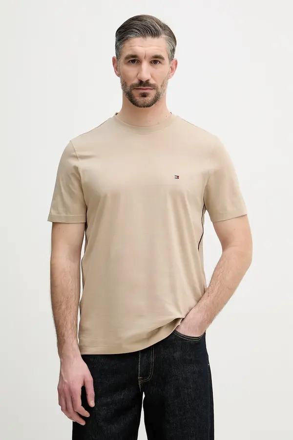 Tommy Hilfiger Tommy Hilfiger basic majica kratkih rukava za muškarce od pamuka