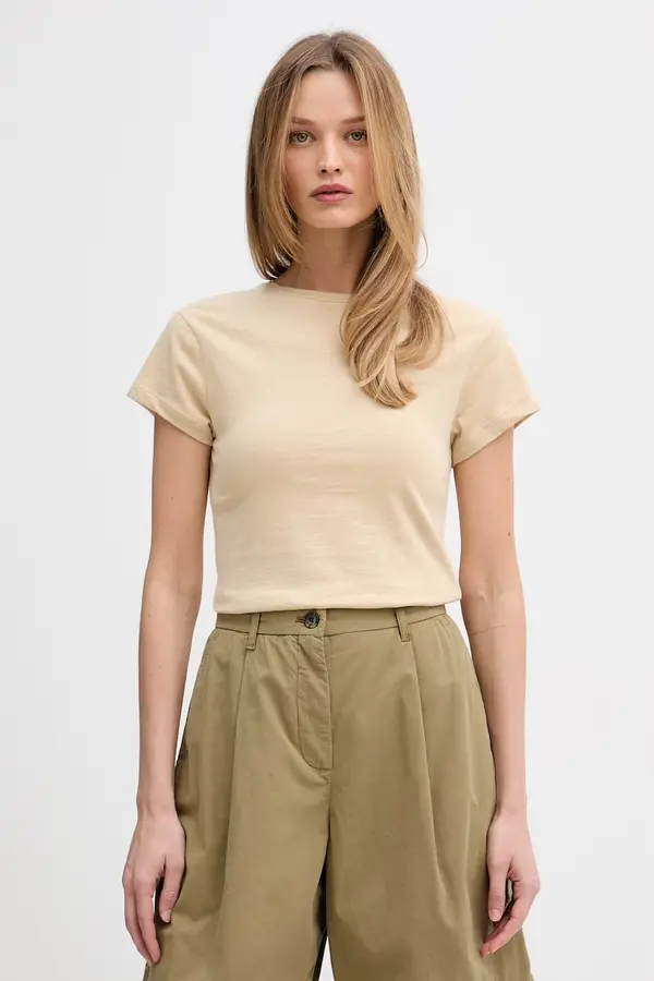 Tommy Hilfiger Tommy Hilfiger basic majica kratkih rukava ženska od pamuka