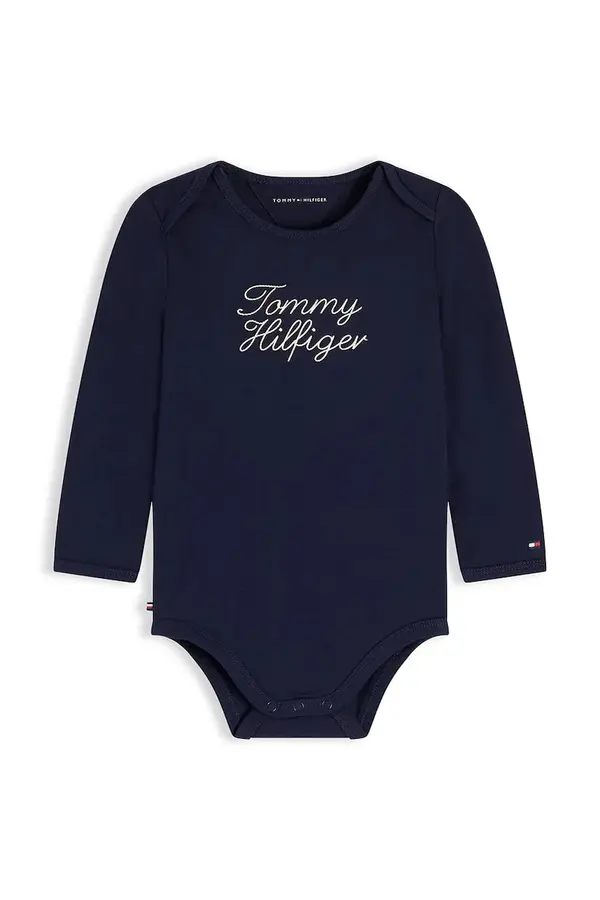 Tommy Hilfiger Tommy Hilfiger body za bebe s pamukom