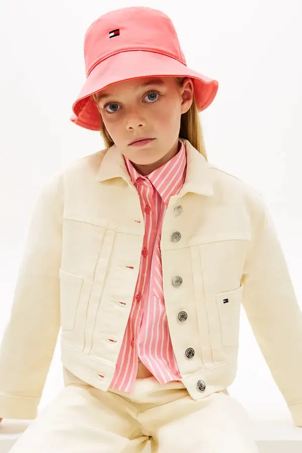 Tommy Hilfiger Tommy Hilfiger bucket hat za djecu pamučna
