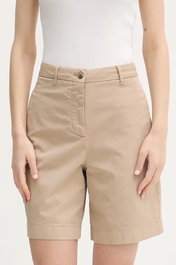 Tommy Hilfiger Tommy Hilfiger chino kratke hlače za žene s pamukom