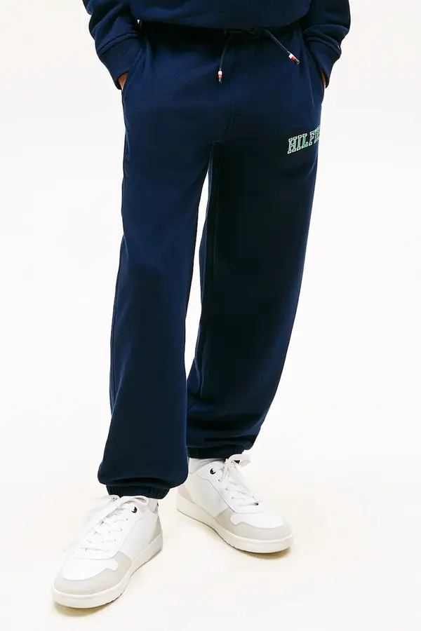 Tommy Hilfiger Tommy Hilfiger donji dio trenirke za djecu od pamuka