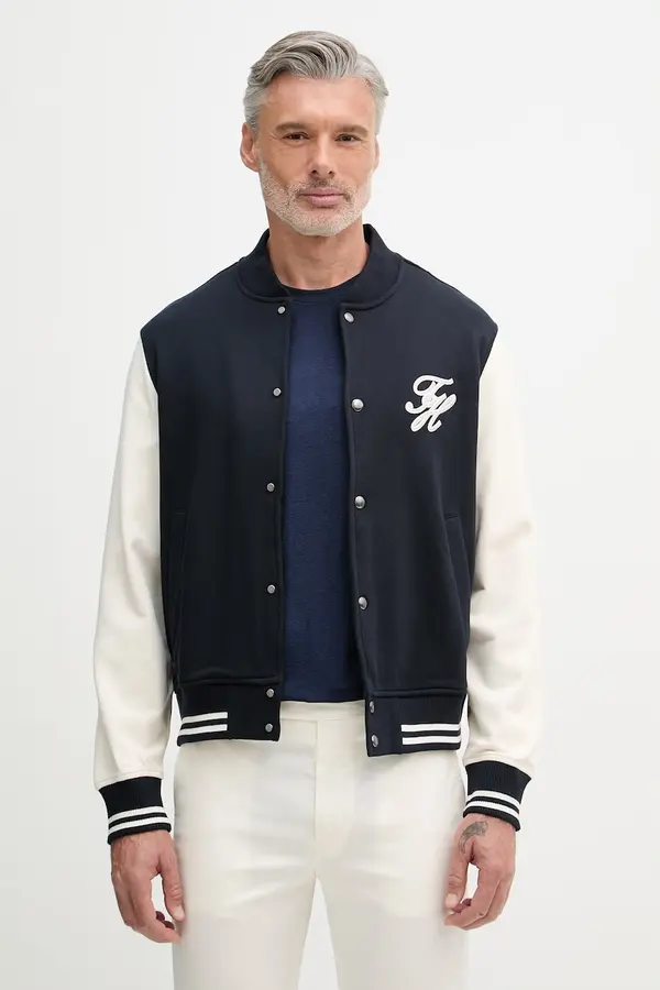 Tommy Hilfiger Tommy Hilfiger dukserica na zakopčavanje muška od pamuka