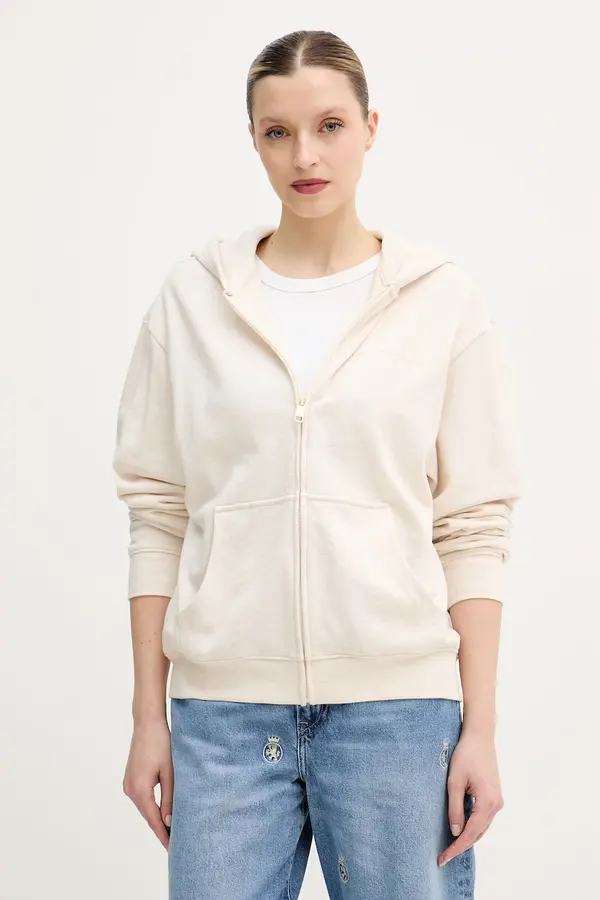 Tommy Hilfiger Tommy Hilfiger dukserica na zakopčavanje s kapuljačom ženska s pamukom