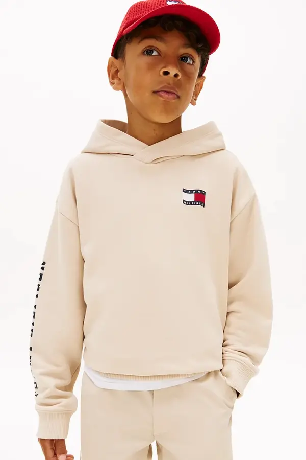 Tommy Hilfiger Tommy Hilfiger dukserica s kapuljačom dječja s pamukom