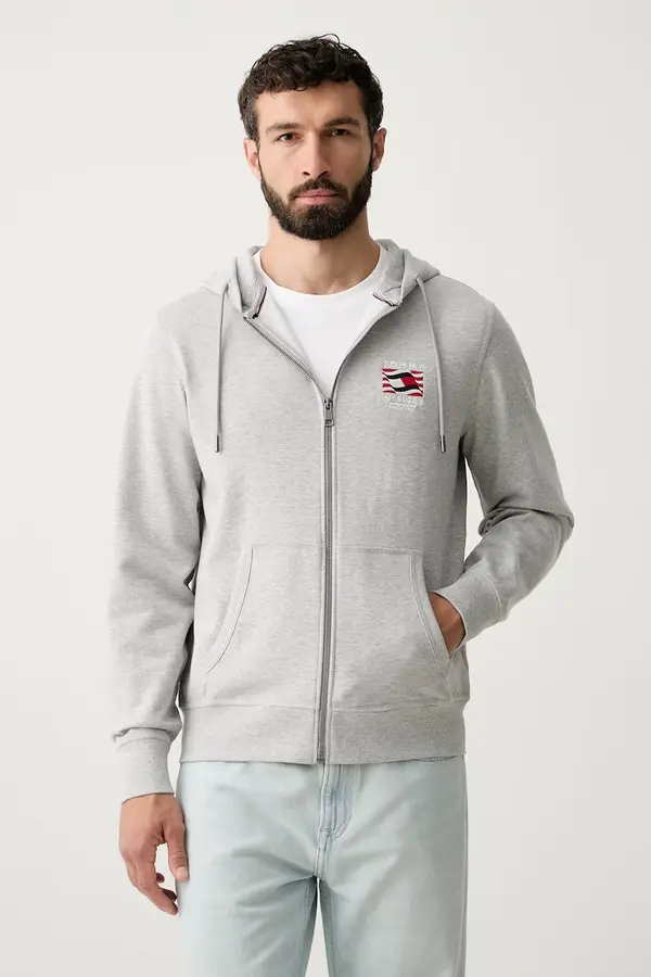 Tommy Hilfiger Tommy Hilfiger dukserica sa kapuljačom za muškarce od pamuka