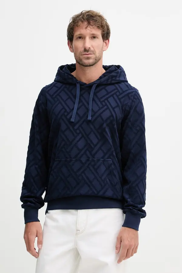 Tommy Hilfiger Tommy Hilfiger dukserica sa kapuljačom za muškarce od pamuka SUMMER