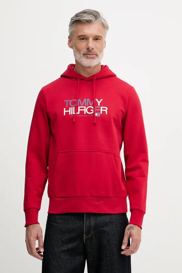 Tommy Hilfiger Tommy Hilfiger dukserica sa kapuljačom za muškarce s pamukom