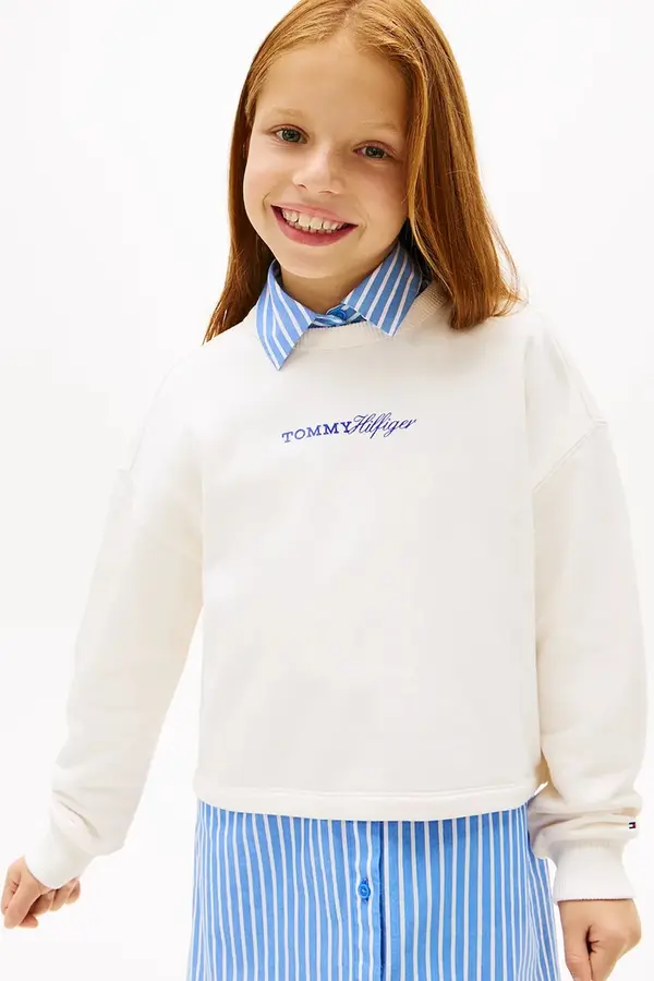 Tommy Hilfiger Tommy Hilfiger Dukserica za djecu od pamuka