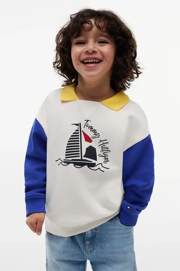 Tommy Hilfiger Tommy Hilfiger dukserica za djecu od pamuka