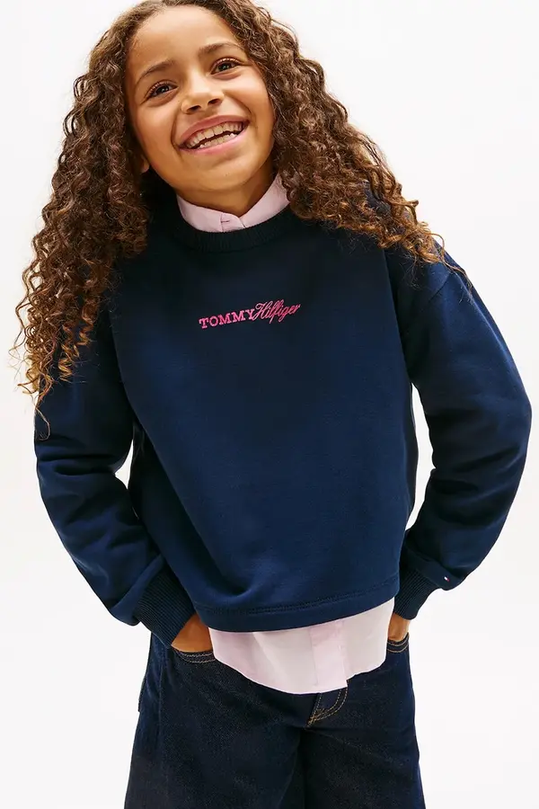 Tommy Hilfiger Tommy Hilfiger dukserica za djecu od pamuka