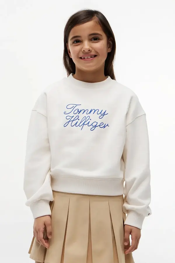 Tommy Hilfiger Tommy Hilfiger dukserica za djecu s pamukom