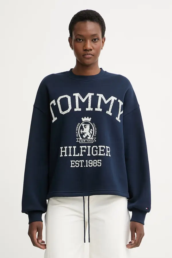 Tommy Hilfiger Tommy Hilfiger dukserica za žene od pamuka