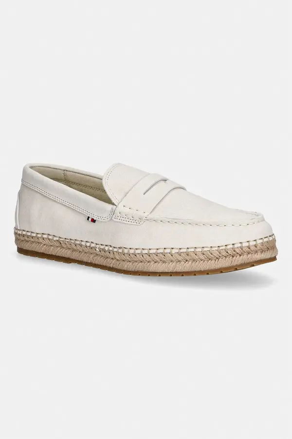 Tommy Hilfiger Tommy Hilfiger espadrile muške od brušene kože FLEXIBLE HILFIGER SDE ESPADRILLE