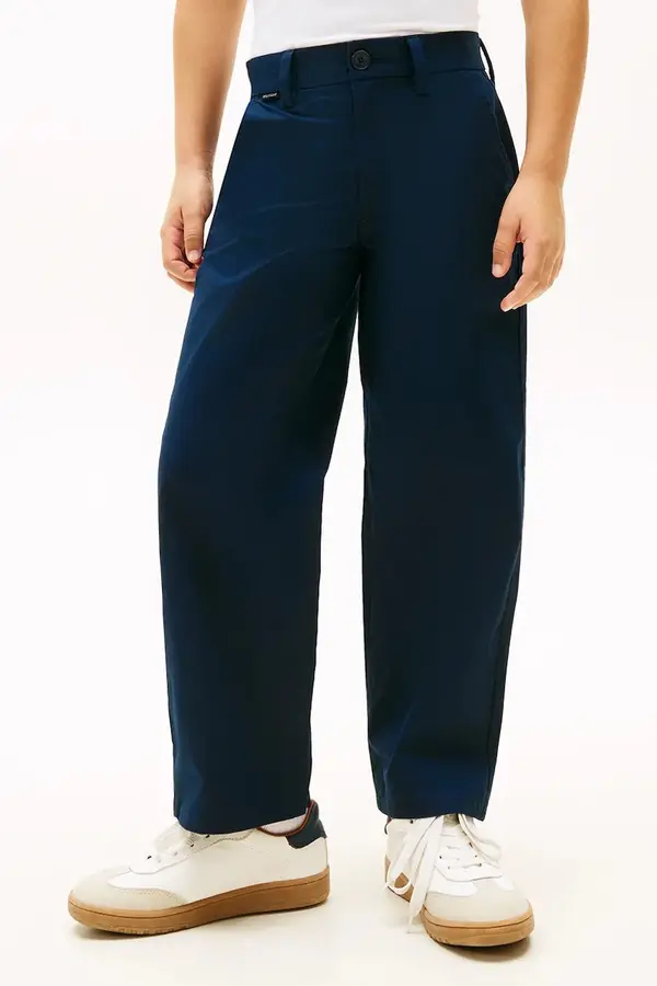 Tommy Hilfiger Tommy Hilfiger hlače chinos za djecu od pamuka s elastanom
