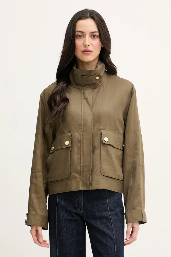 Tommy Hilfiger Tommy Hilfiger jakna za žene od lana