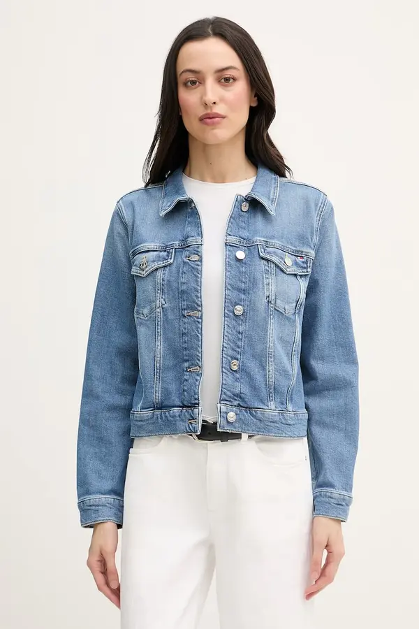 Tommy Hilfiger Tommy Hilfiger jakna ženska traper