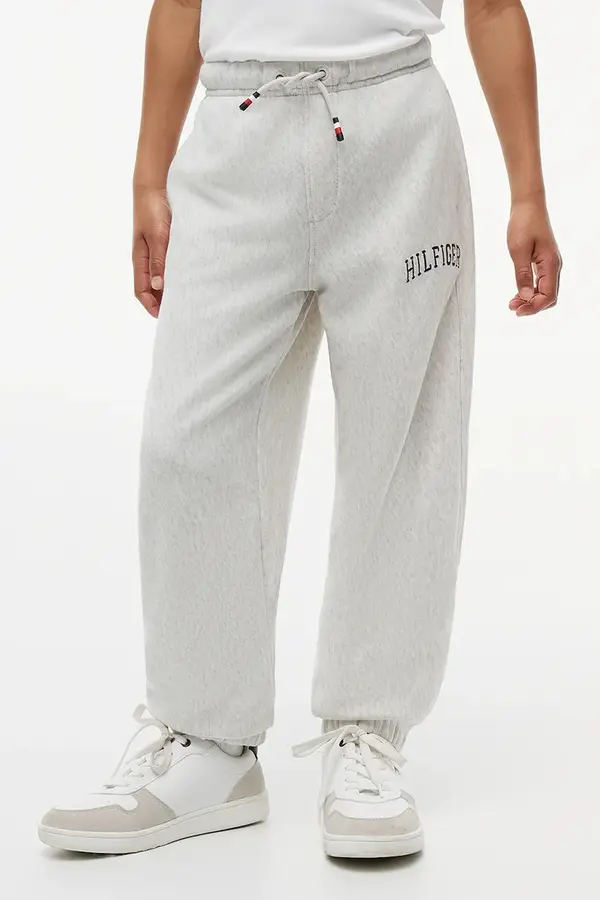 Tommy Hilfiger Tommy Hilfiger jogger hlače za djecu s pamukom