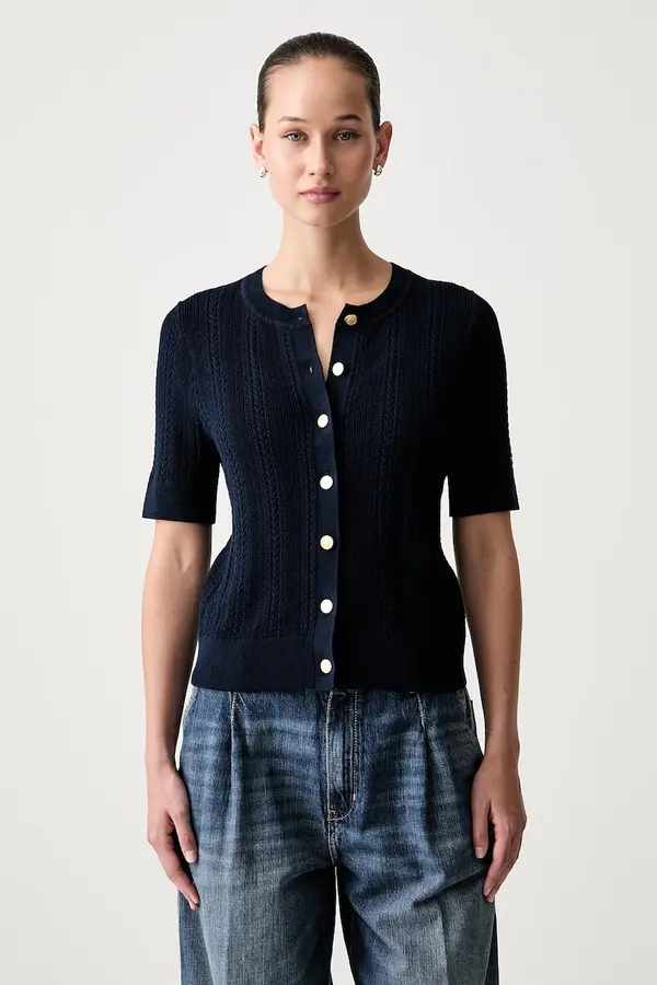 Tommy Hilfiger Tommy Hilfiger kardigan za žene s pamukom