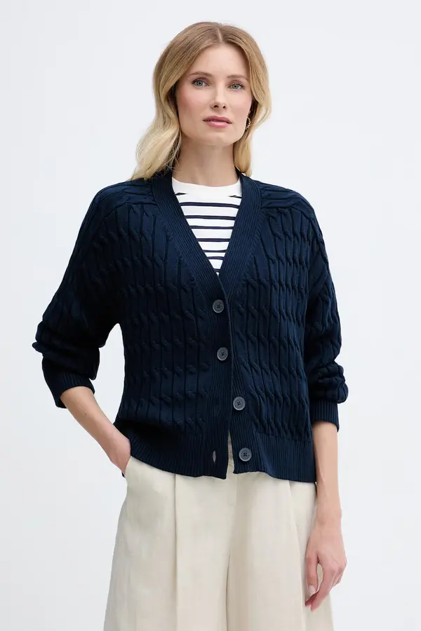 Tommy Hilfiger Tommy Hilfiger kardigan ženski od pamuka