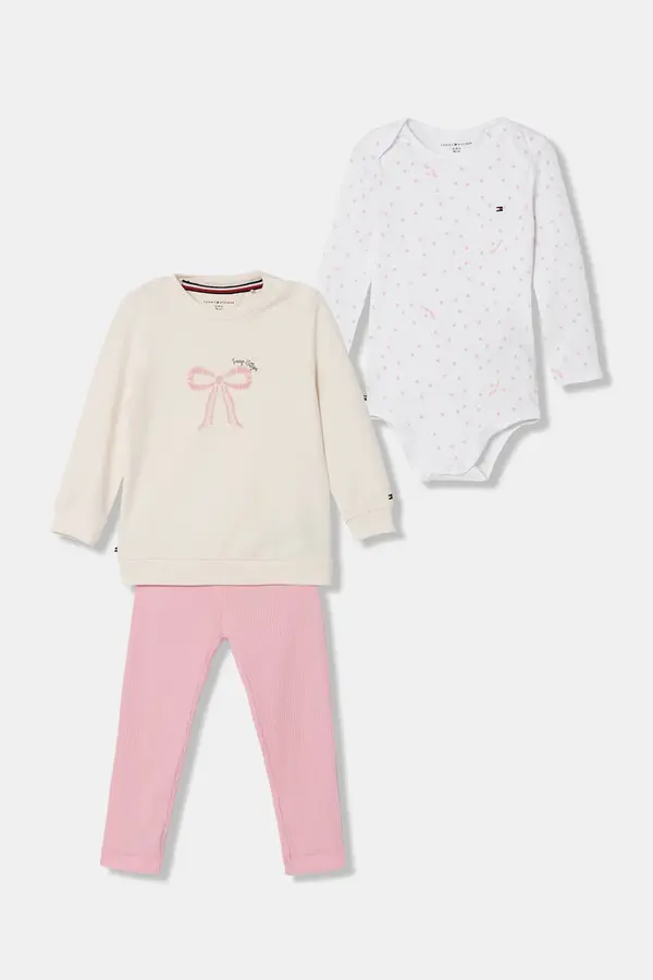 Tommy Hilfiger Tommy Hilfiger komplet za bebe od pamuka s elastanom