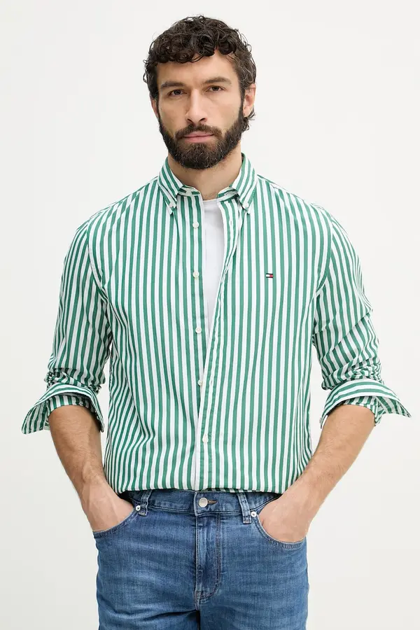 Tommy Hilfiger Tommy Hilfiger košulja za muškarce od pamuka