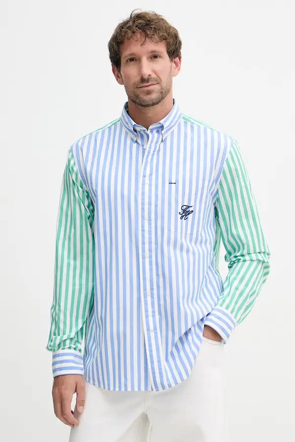 Tommy Hilfiger Tommy Hilfiger košulja za muškarce od pamuka SUMMER