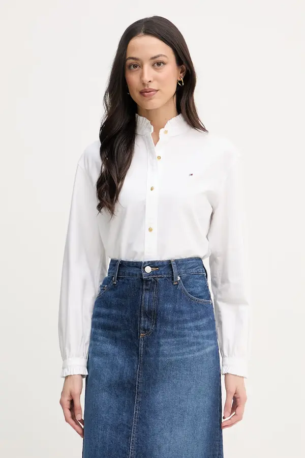 Tommy Hilfiger Tommy Hilfiger košulja za žene od pamuka