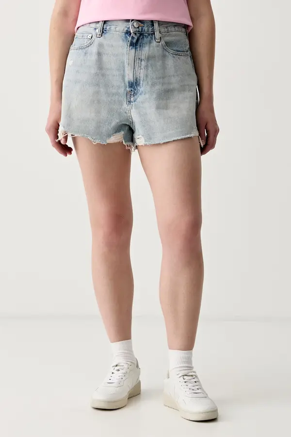 Tommy Hilfiger Tommy Hilfiger kratke hlače za žene traper