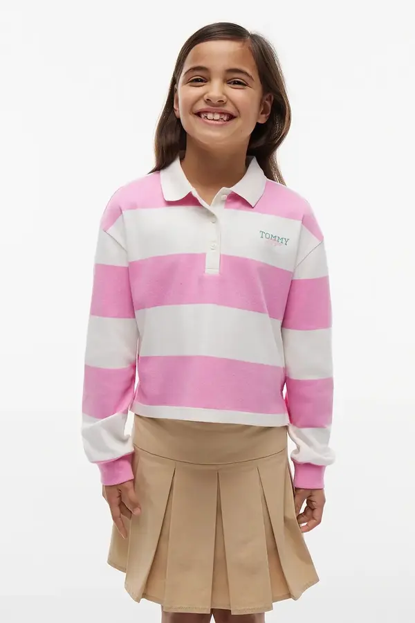 Tommy Hilfiger Tommy Hilfiger majica dugih rukava za djecu od pamuka
