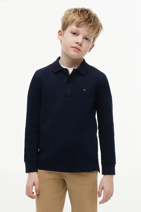 Tommy Hilfiger Tommy Hilfiger majica dugih rukava za djecu od pamuka