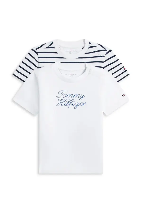 Tommy Hilfiger Tommy Hilfiger majica za bebe s pamukom 2-pack