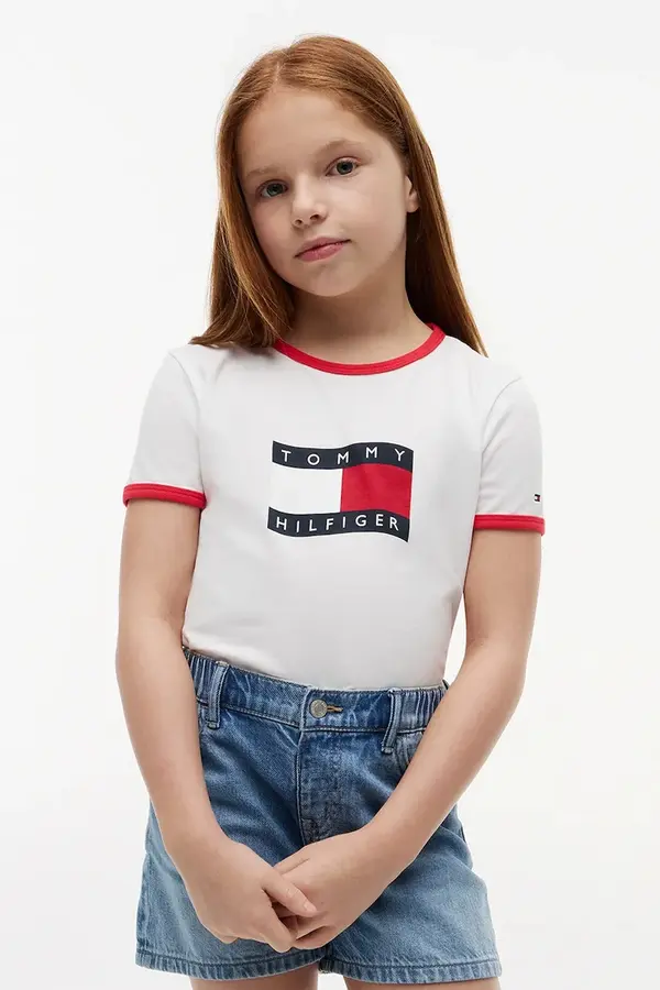 Tommy Hilfiger Tommy Hilfiger majica za djecu od pamuka