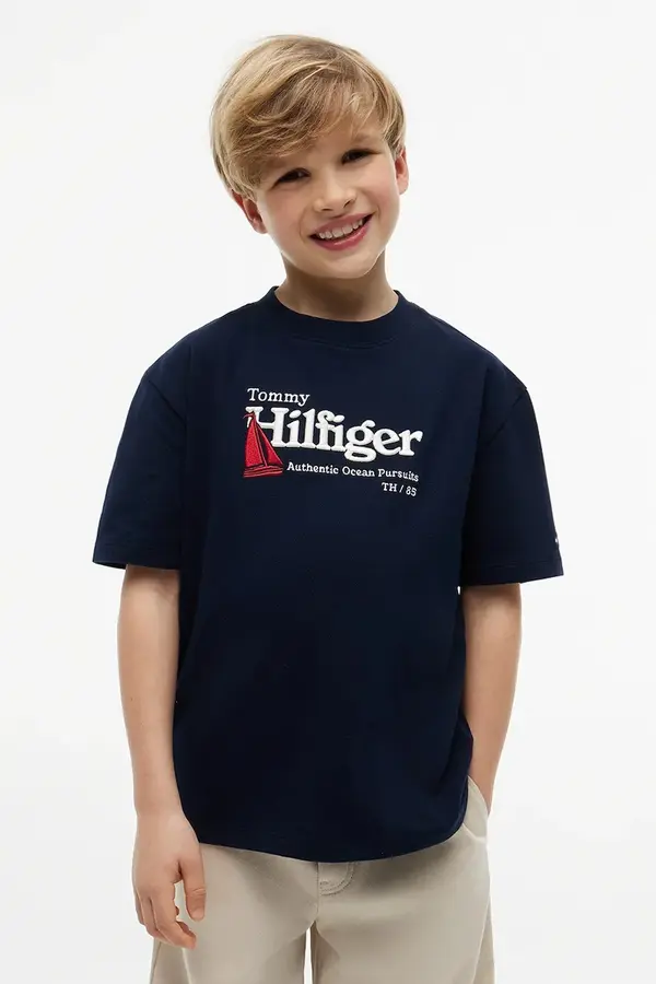 Tommy Hilfiger Tommy Hilfiger majica za djecu od pamuka