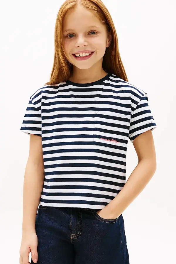 Tommy Hilfiger Tommy Hilfiger majica za djecu od pamuka