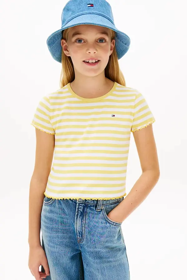 Tommy Hilfiger Tommy Hilfiger majica za djecu od pamuka