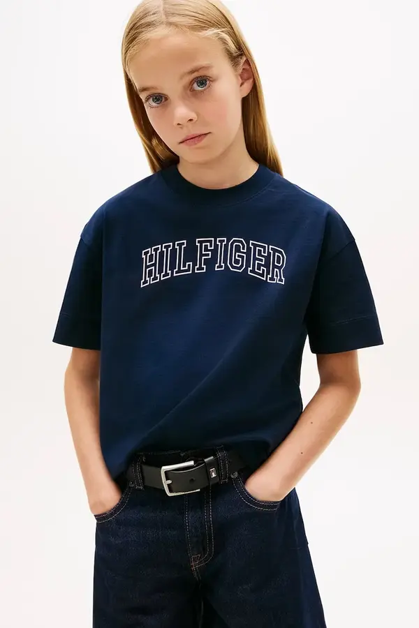 Tommy Hilfiger Tommy Hilfiger majica za djecu od pamuka