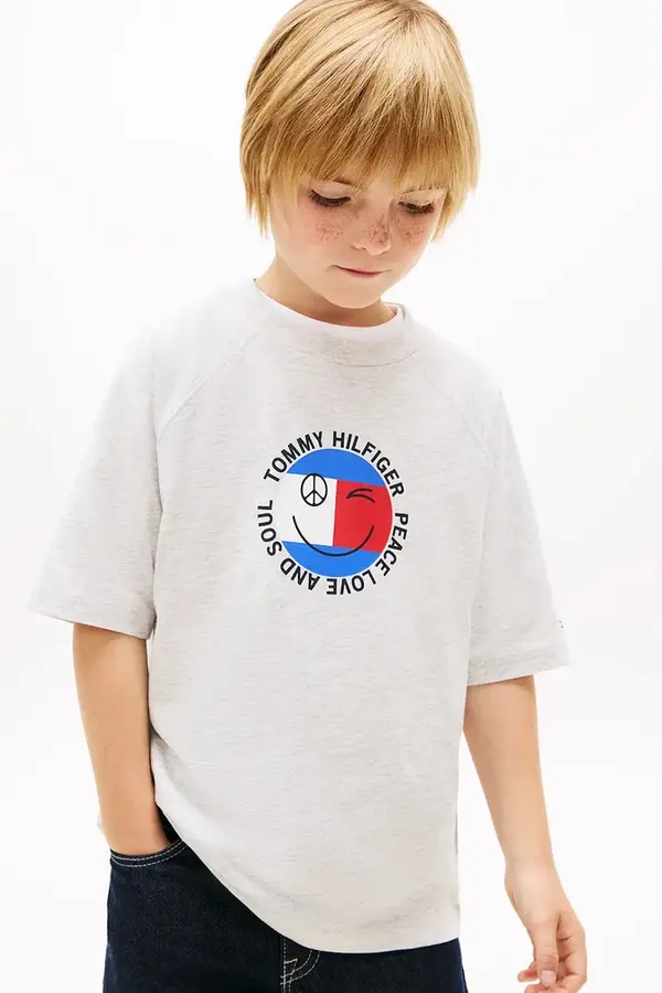 Tommy Hilfiger Tommy Hilfiger majica za djecu od pamuka