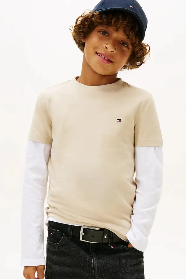 Tommy Hilfiger Tommy Hilfiger majica za djecu od pamuka