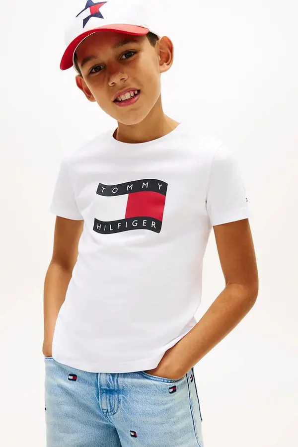 Tommy Hilfiger Tommy Hilfiger majica za djecu od pamuka