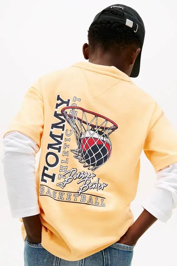 Tommy Hilfiger Tommy Hilfiger majica za djecu od pamuka
