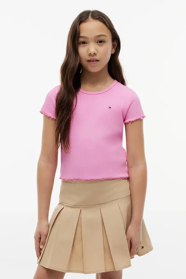 Tommy Hilfiger Tommy Hilfiger majica za djecu s pamukom