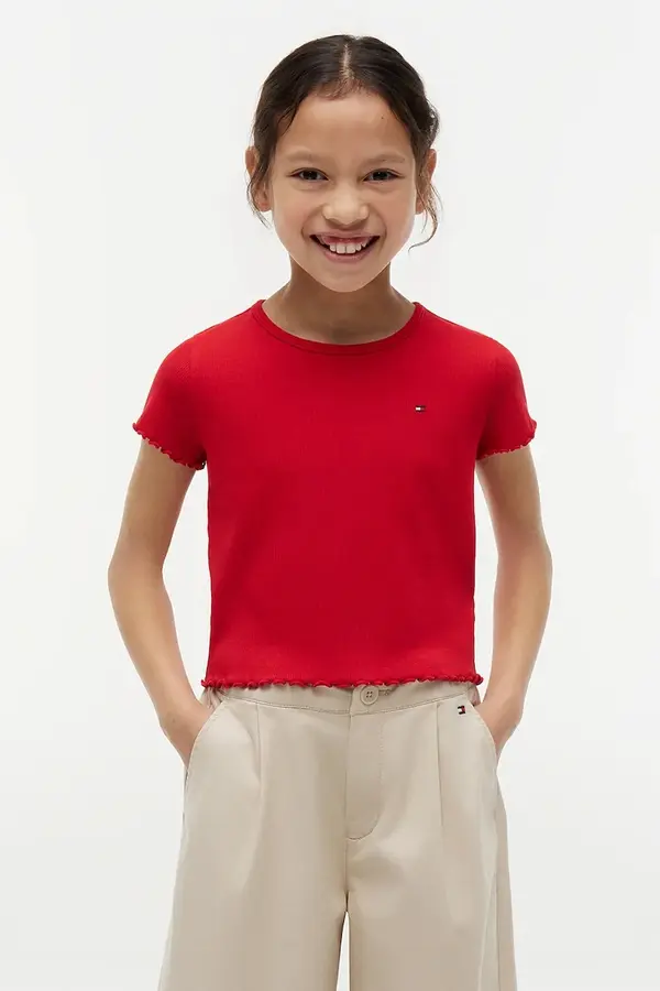 Tommy Hilfiger Tommy Hilfiger majica za djecu s pamukom