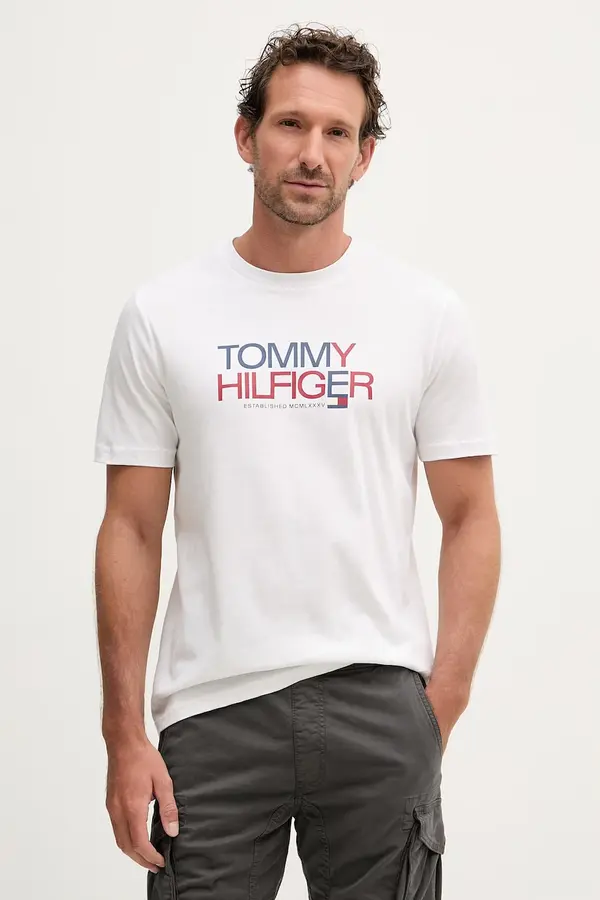 Tommy Hilfiger Tommy Hilfiger majica za muškarce od pamuka