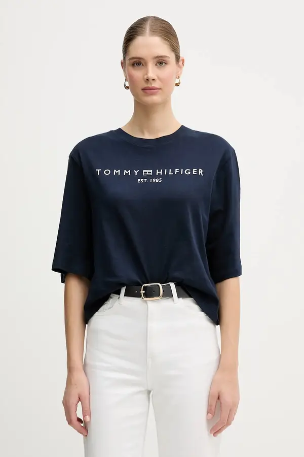 Tommy Hilfiger Tommy Hilfiger Majica za žene od pamuka