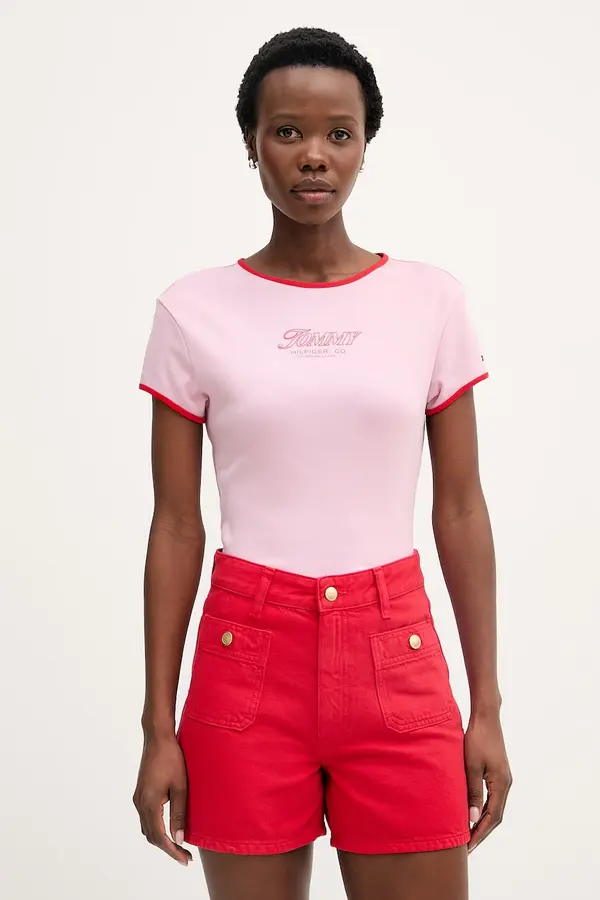 Tommy Hilfiger Tommy Hilfiger majica za žene od pamuka