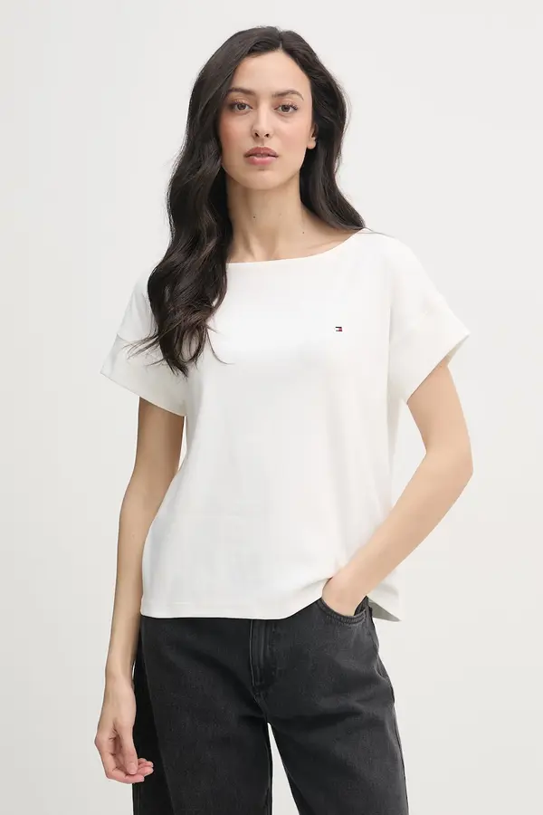Tommy Hilfiger Tommy Hilfiger majica za žene od pamuka
